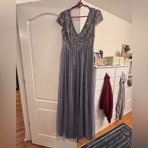BHLDN Embellished Maxi Dress